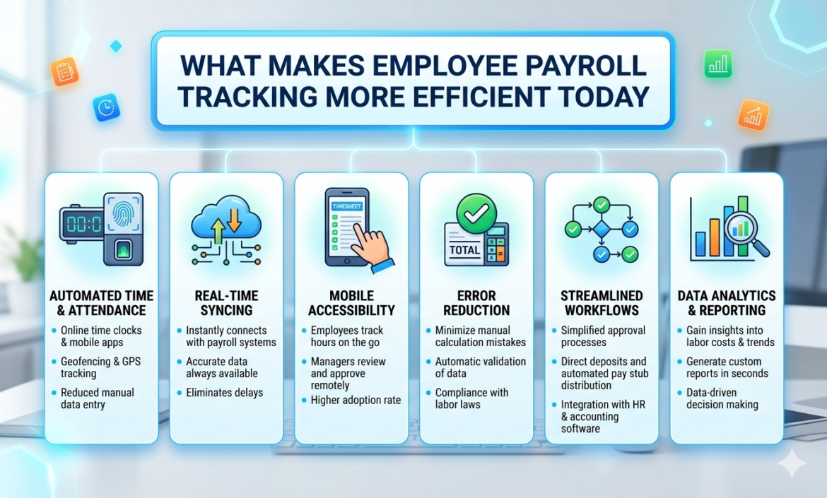 What Makes Employee Payroll Tracking More Efficient Today