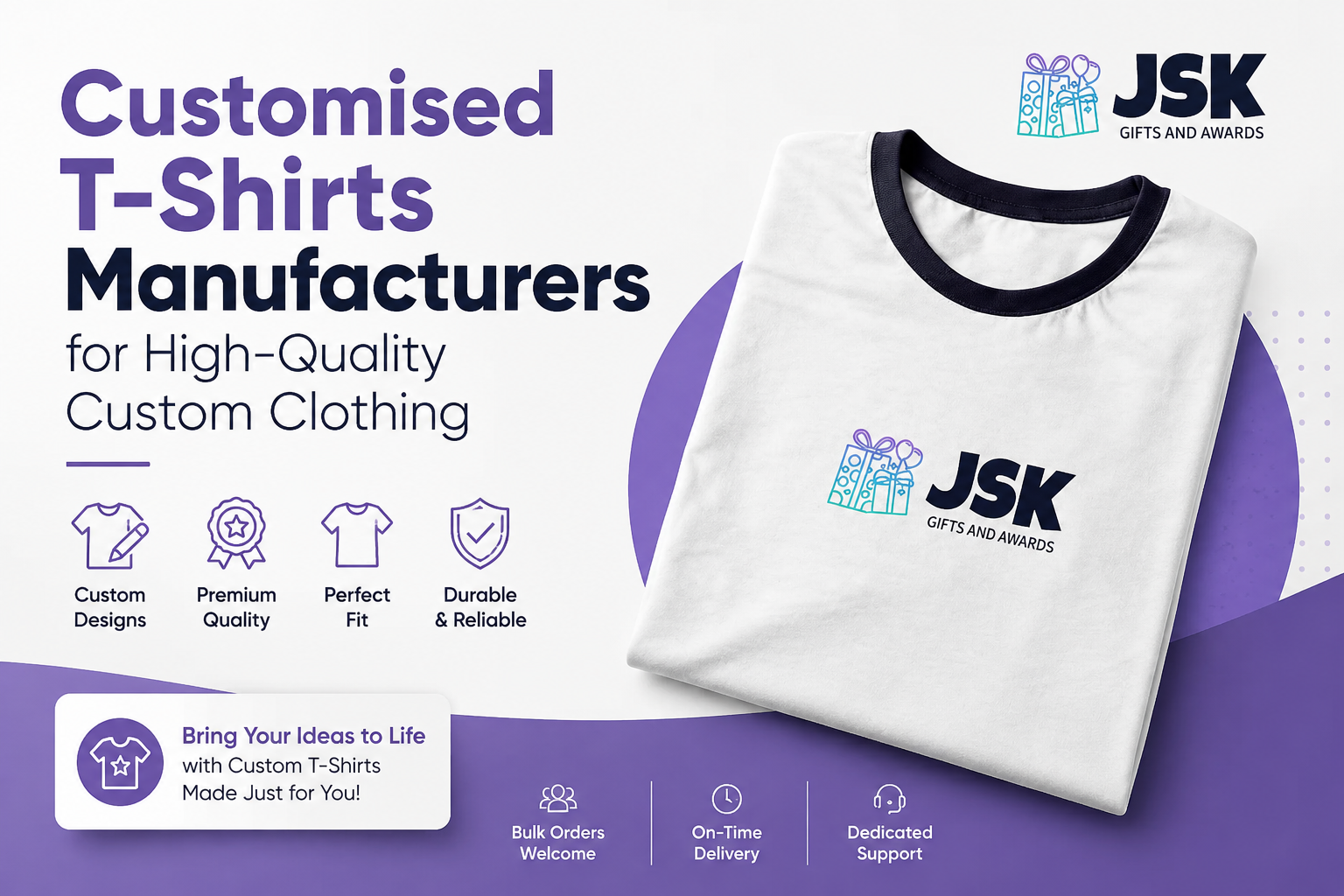 Customised T-Shirts Manufacturer | Custom