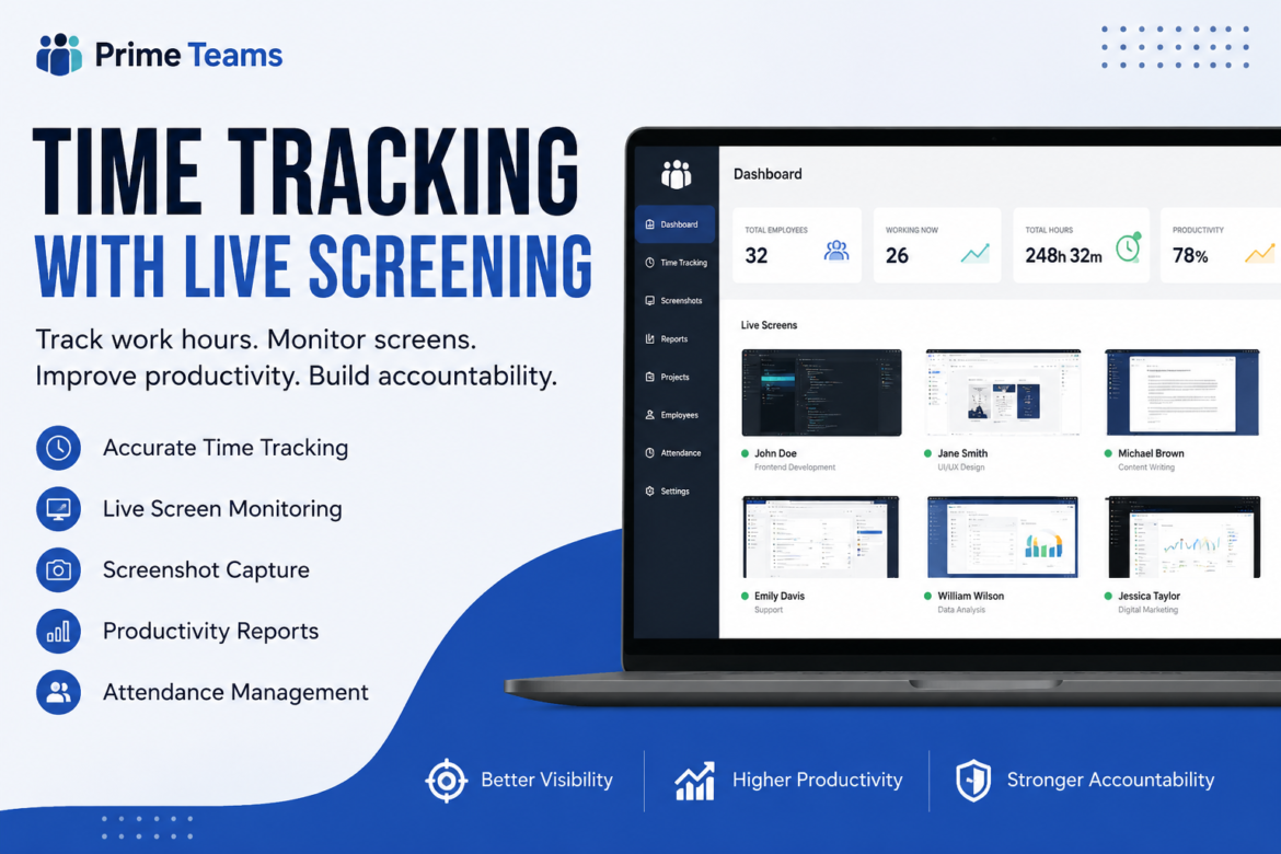 Time Tracking with Live Screening