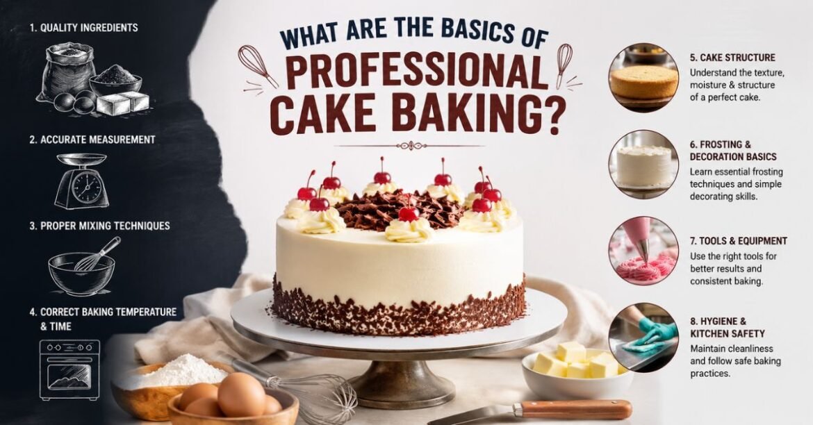 What Are the Basics of Professional Cake Baking?