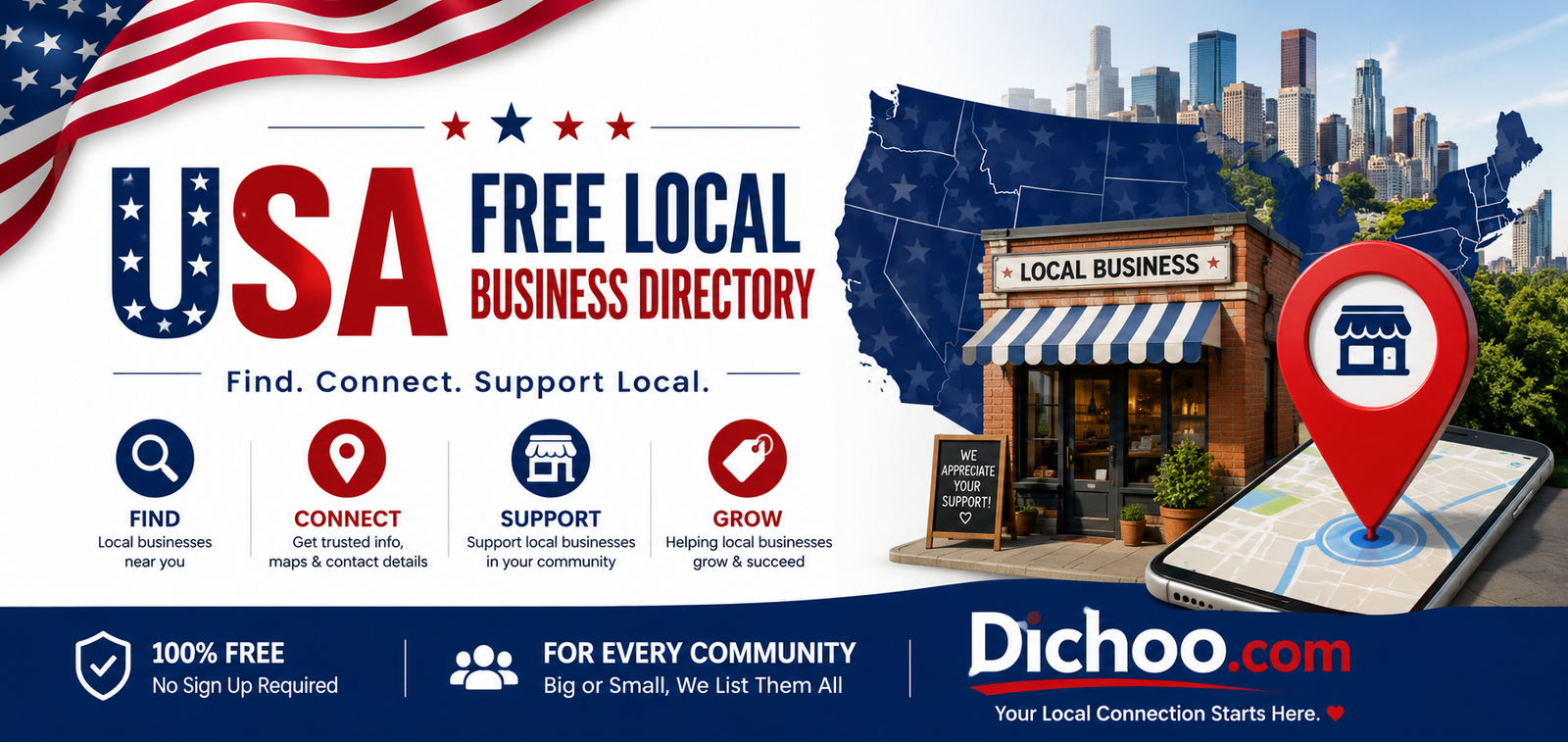 local business listings USA