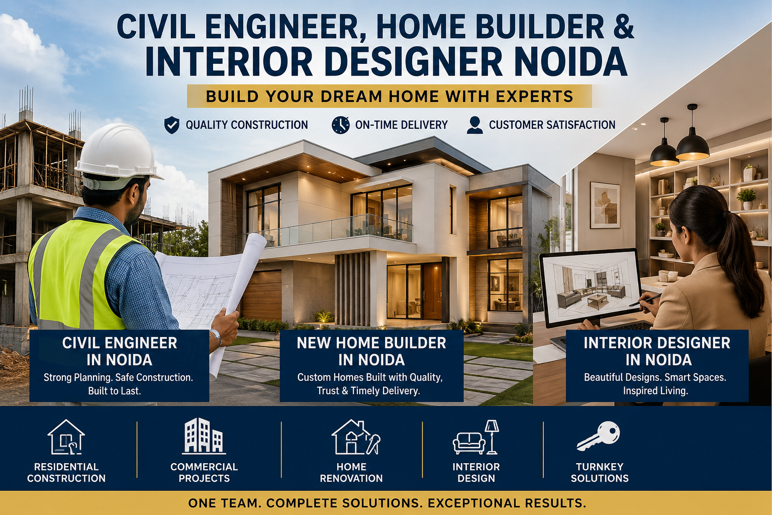 Build Your Dream Home with Expert Builders in Noida