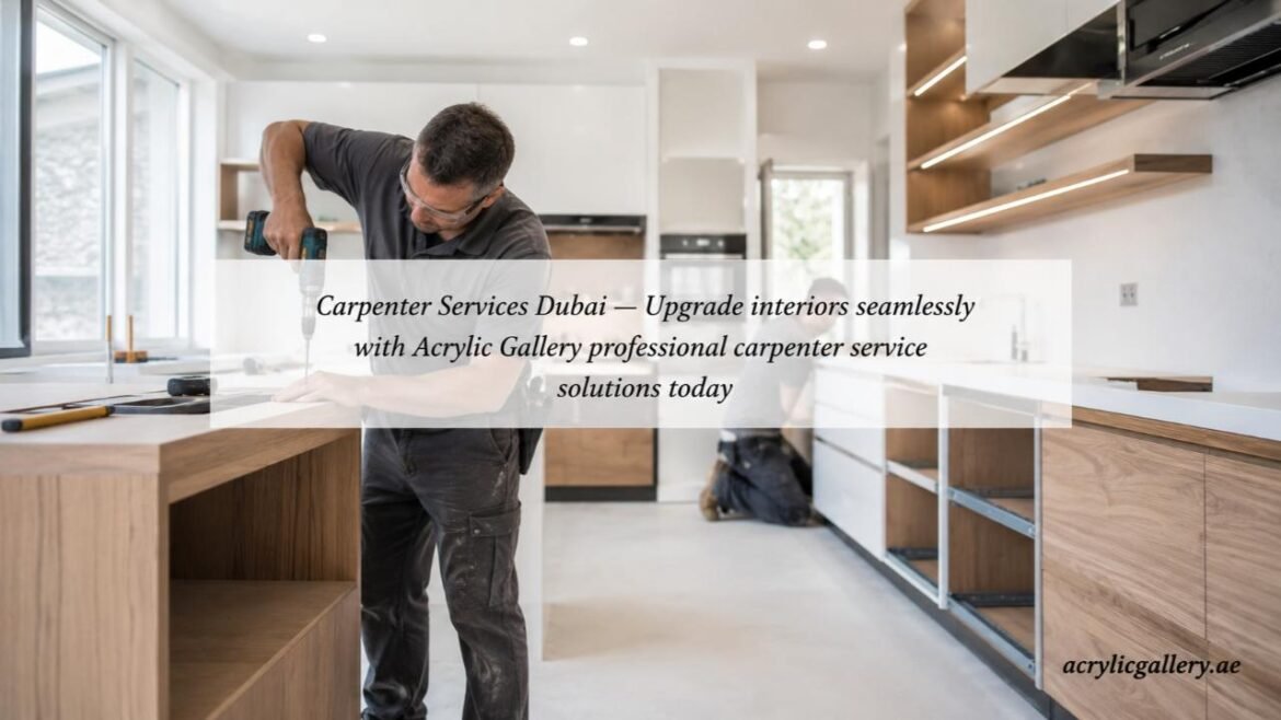 Carpenter Services Dubai