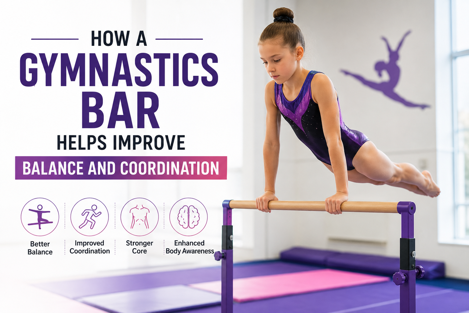 How a Gymnastics Bar Helps Improve Balance and Coordination