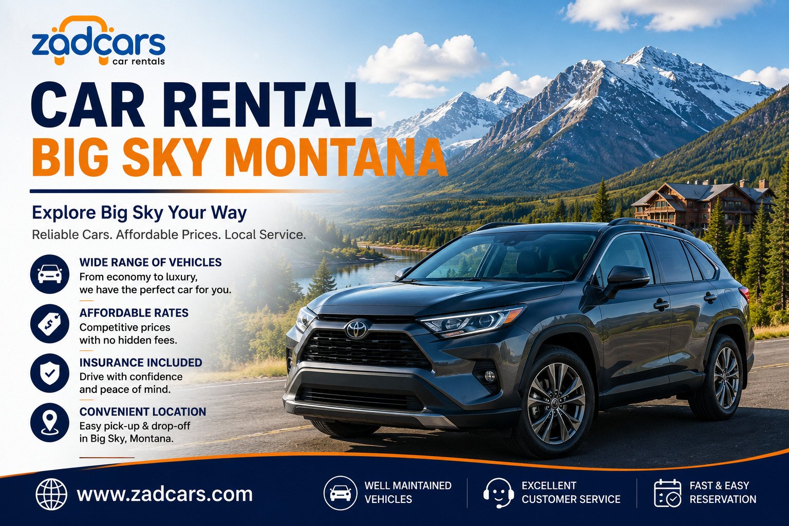 car rental big sky montana