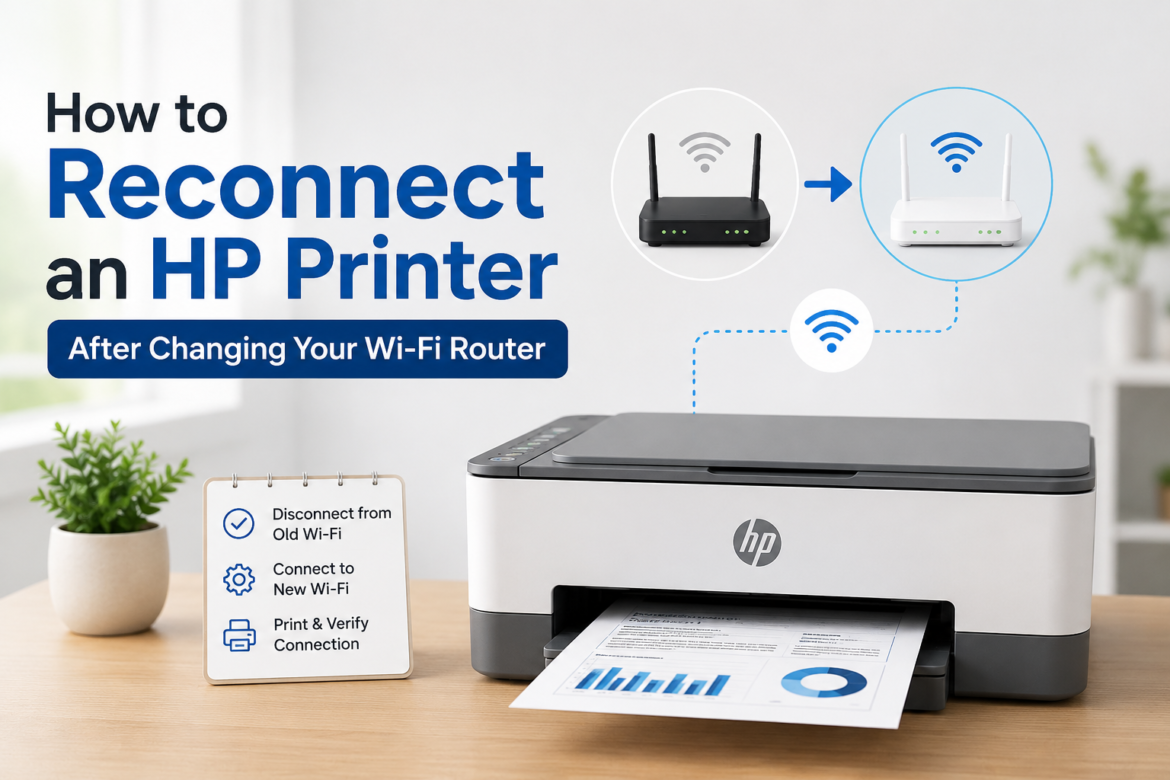 HP Printer After Changing Your Wi-Fi Router