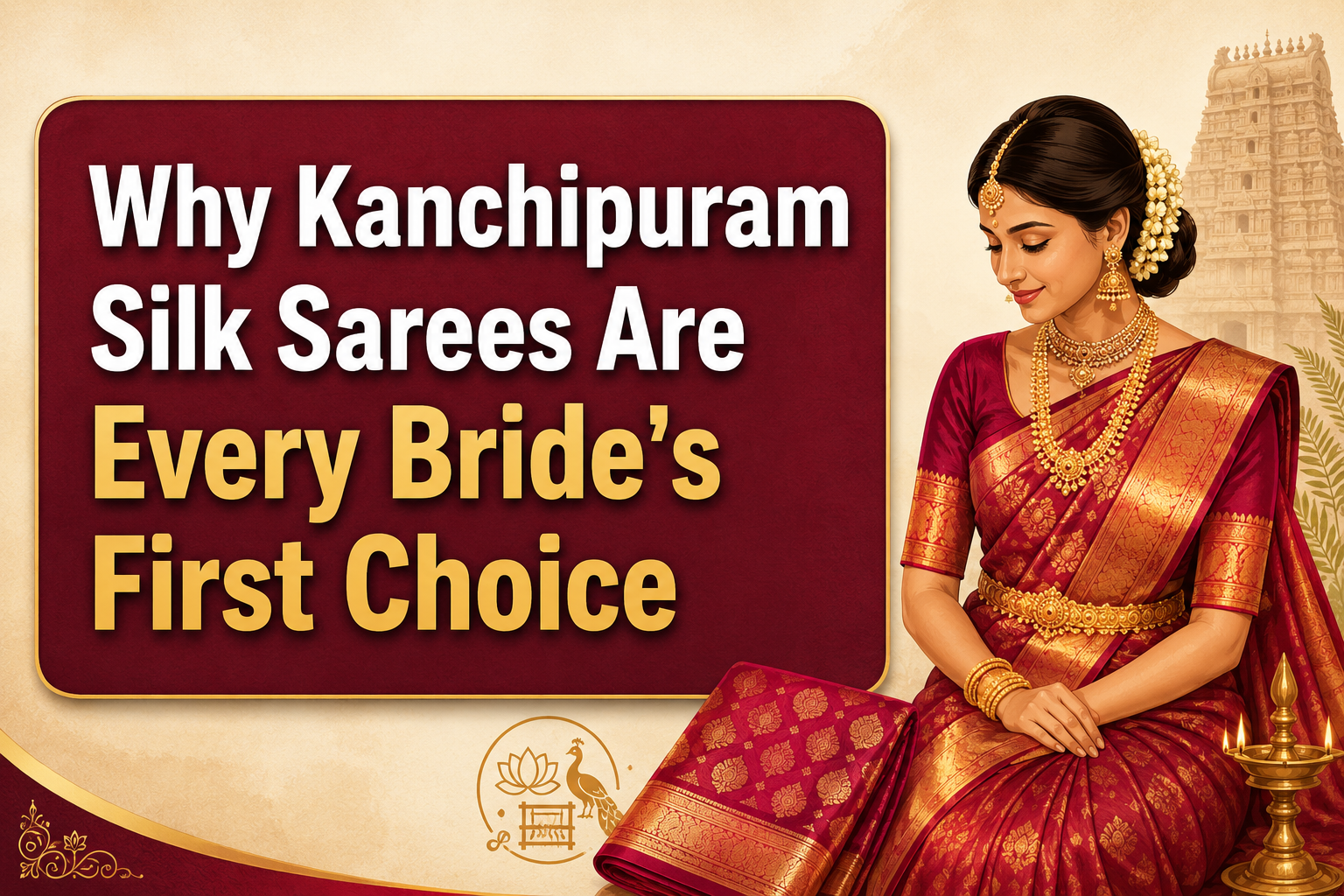 Why Kanchipuram Silk Sarees Are Every Bride's First Choice