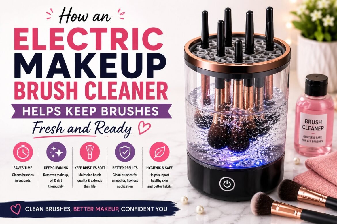 electric makeup brush cleaner
