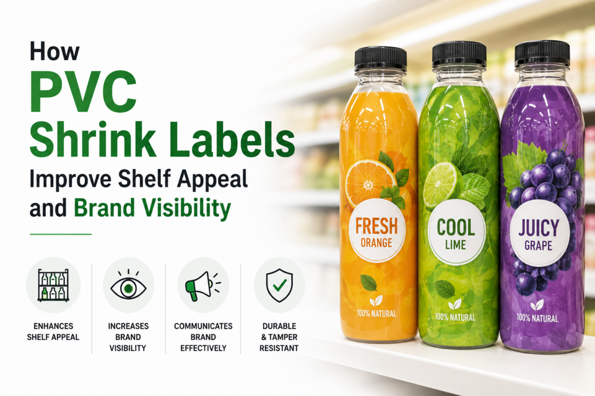 How PVC Shrink Labels Improve Shelf Appeal and Brand Visibility