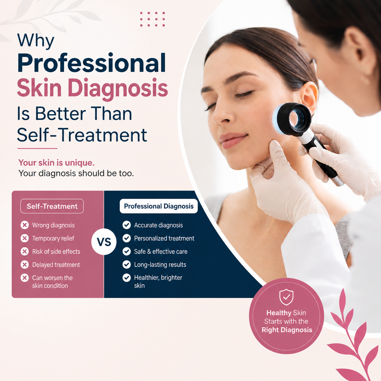 Dermatologist Examining Patient's skin Condition at Bodysutra Clinic