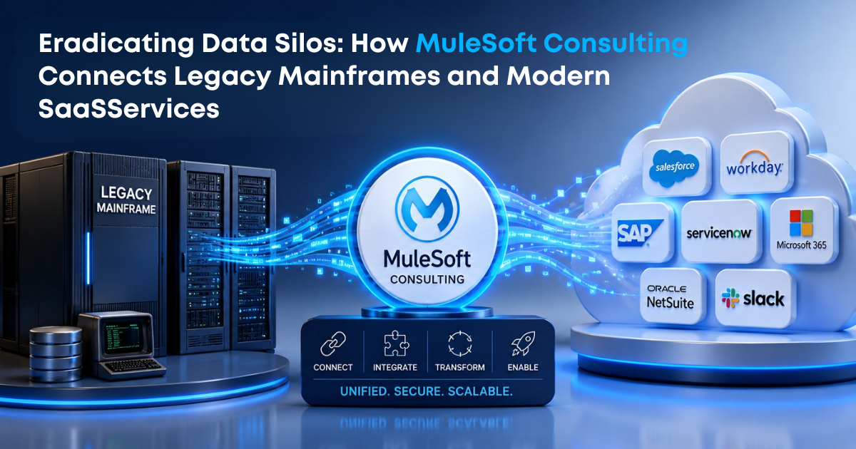 Eradicating Data Silos How MuleSoft Consulting Connects Legacy Mainframes and Modern SaaS