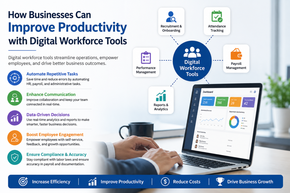 How Businesses Can Improve Productivity with Digital Workforce Tools