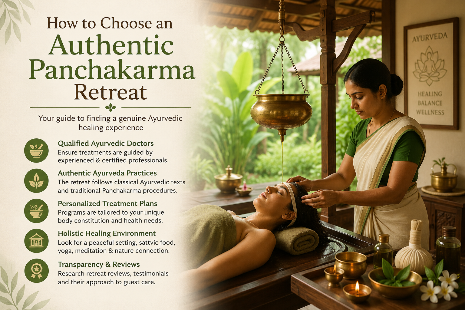 How to Choose an Authentic Panchakarma Retreat