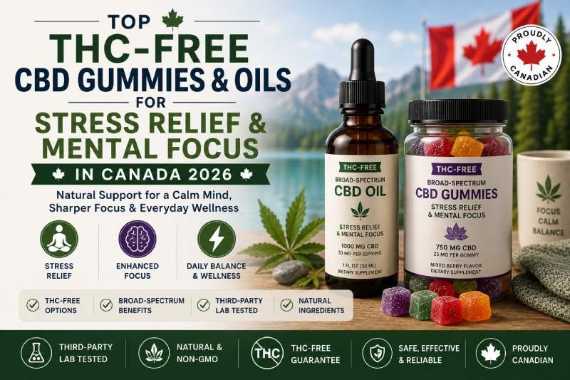 THC-Free CBD Gummies and Oils