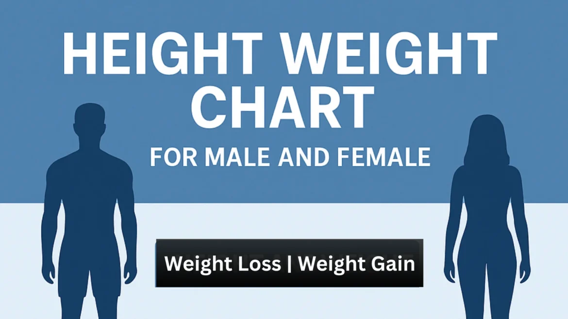Weight According to Height Chart