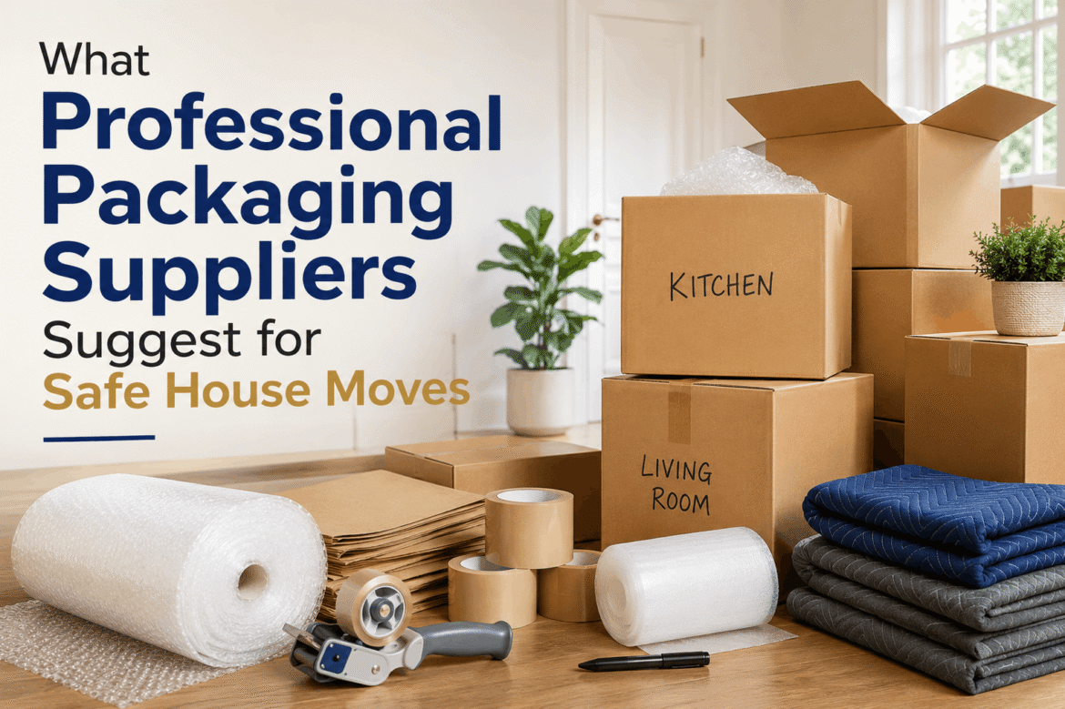 What Professional Packaging Suppliers Suggest for Safe House Moves