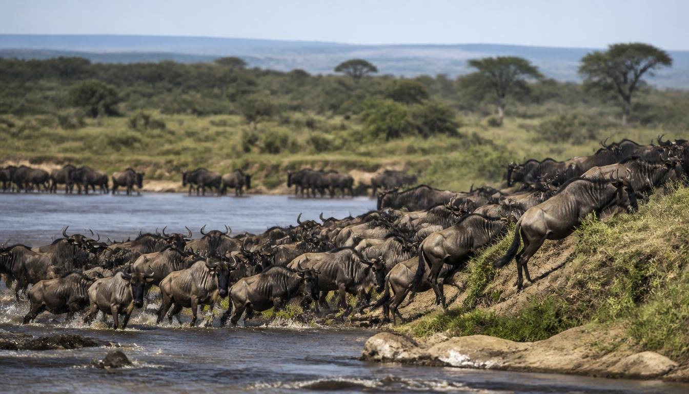 best time to see wildebeest migration
